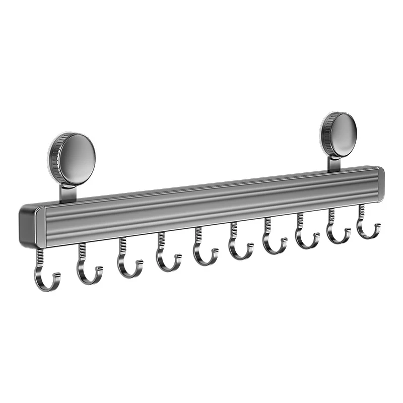 Saugnapf-Küchenhakenleiste aus Aluminium