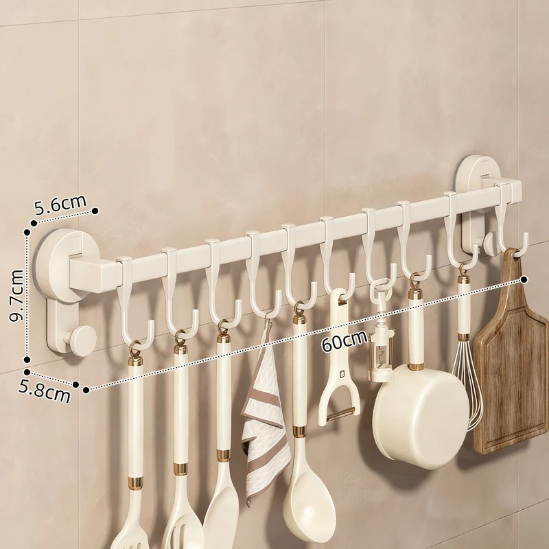 Küchenleiste mit Saugnapf, 30–60 cm