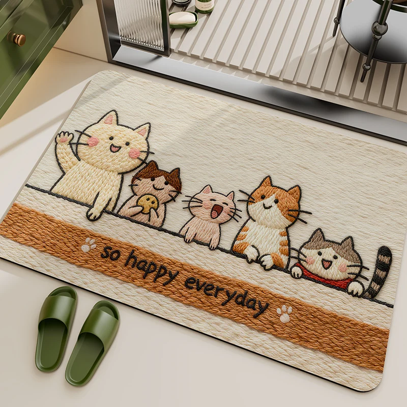 Verspielter tierisches Thema Teppich
