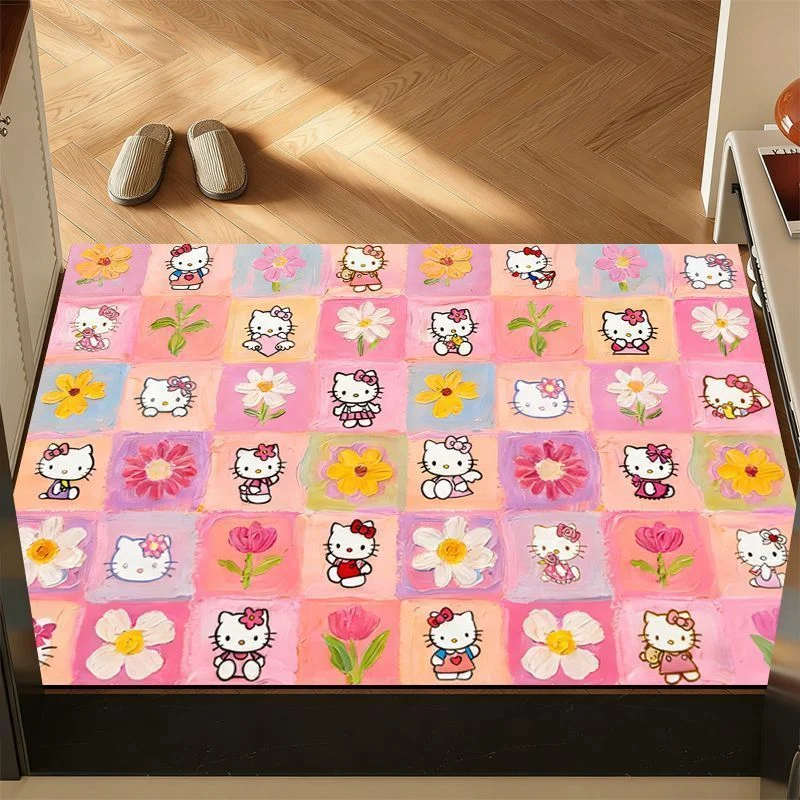 Dekorativer floraler Teppich