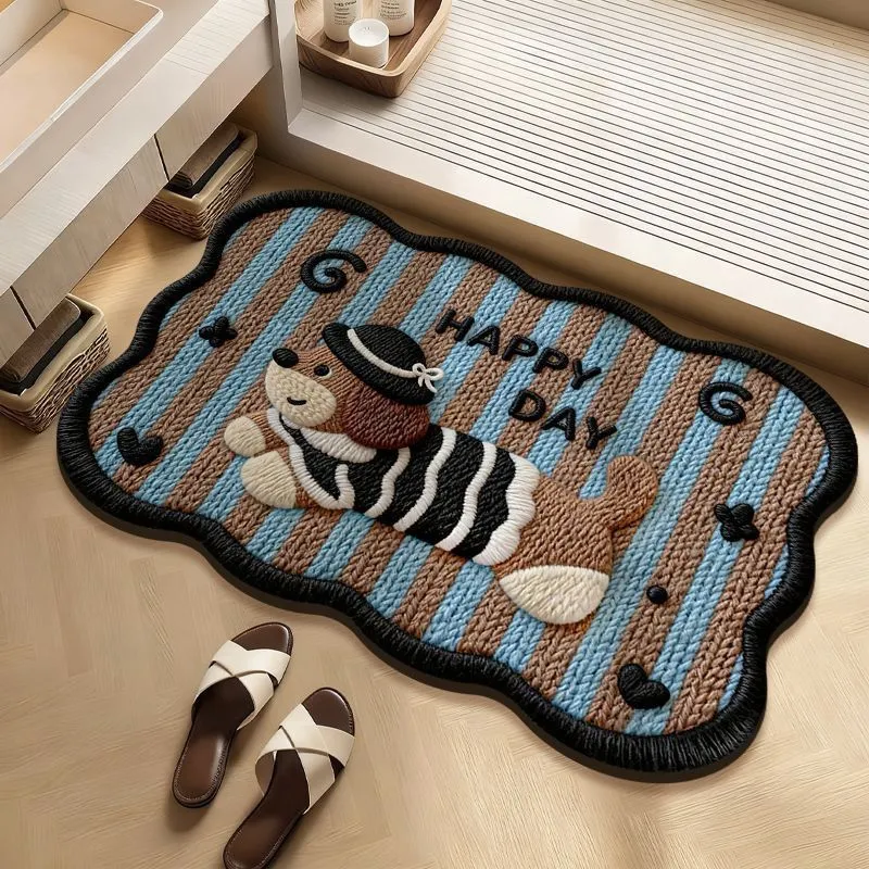 Dekorative Hunde-Themen-Teppich