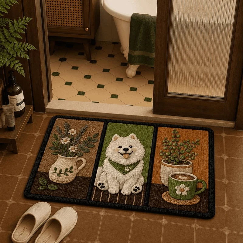 Dekorative Hunde-Themen-Bodenmatte