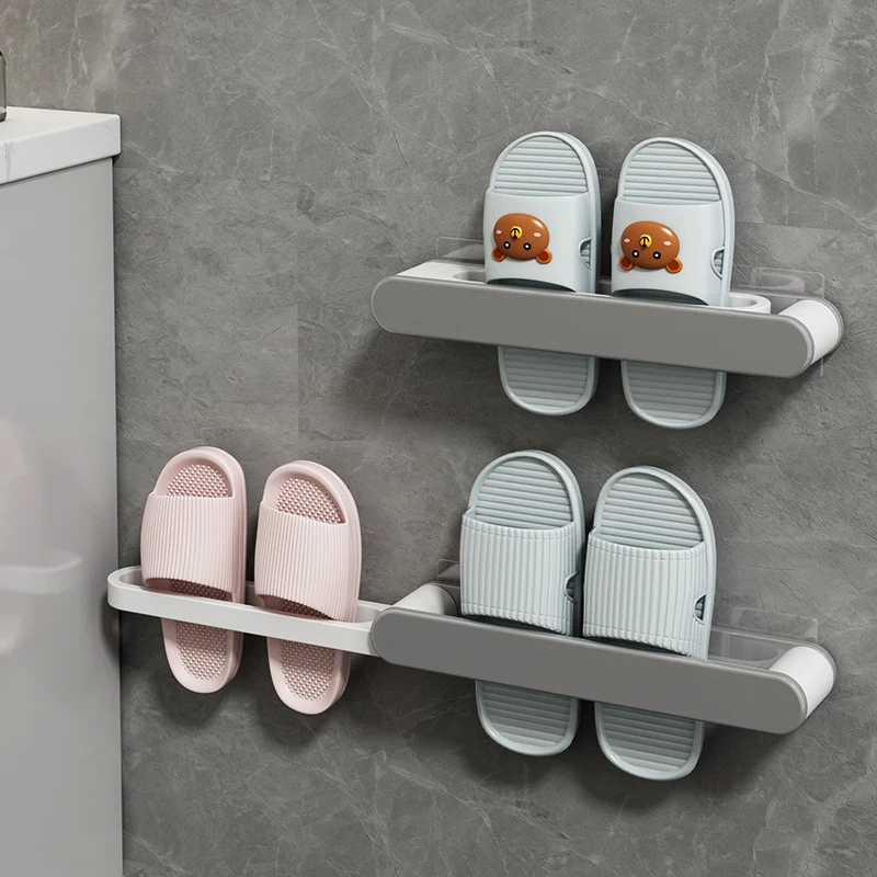 Klappbares Badezimmer-Schuhregal ohne Bohren