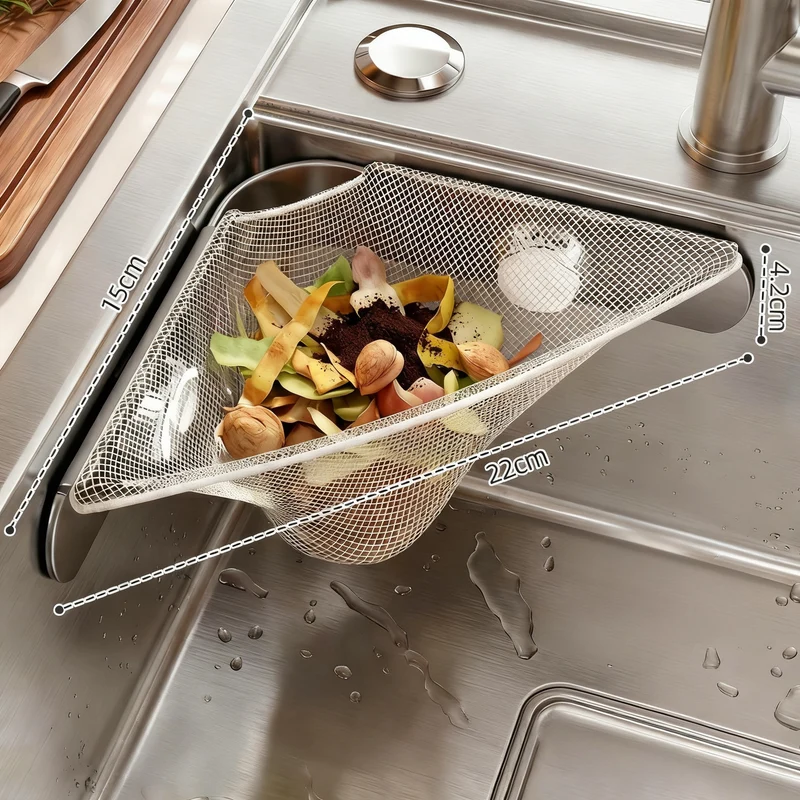 Eckiger Abtropfständer für die Spüle