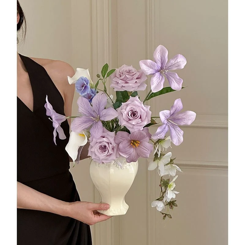 Elegante Braut Blumenstrauß