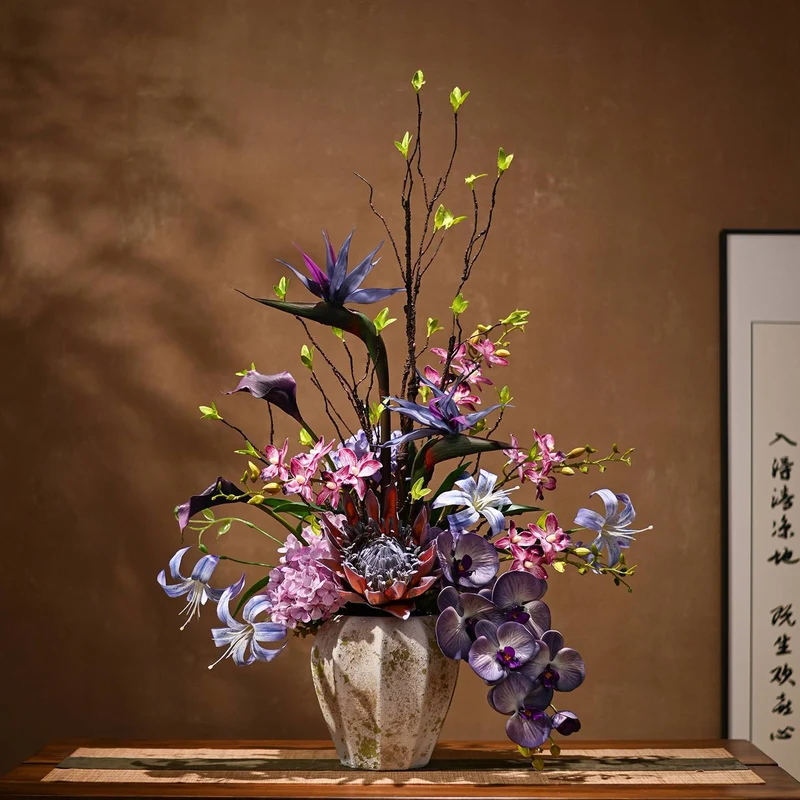 Wunderschöne künstliche Blumenmittelstück Arrangements