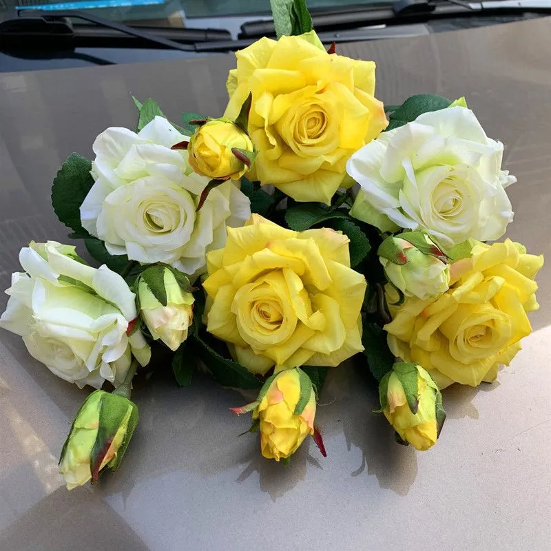 Realistische Künstliche Rosen Blumenarrangement