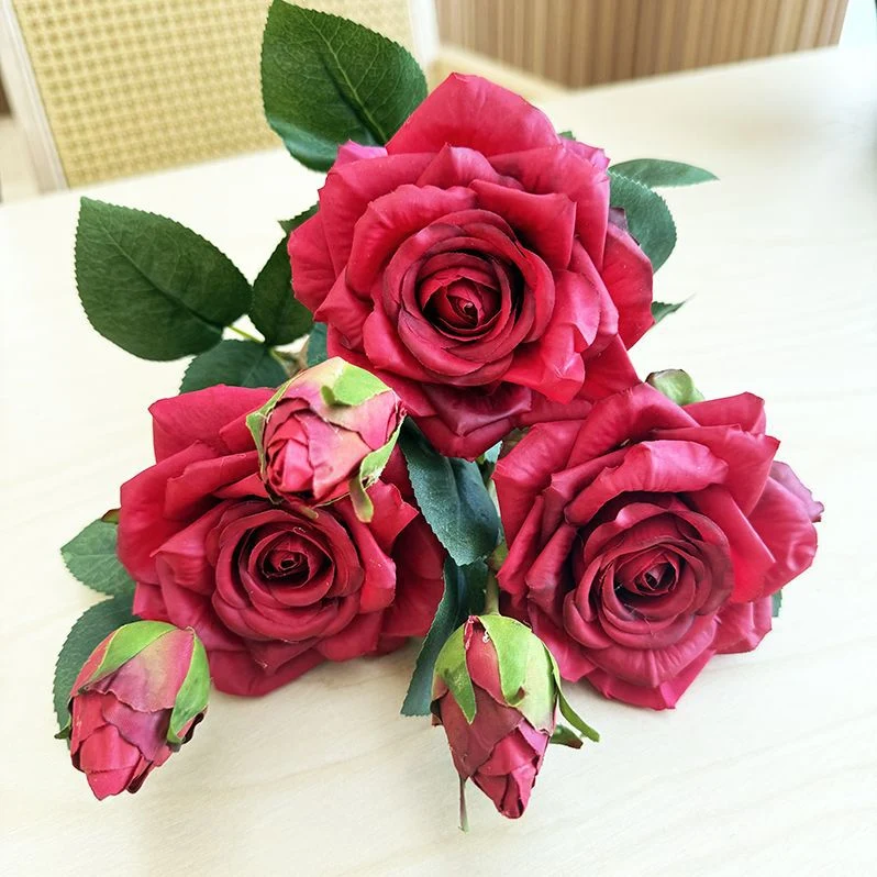 Realistische Künstliche Rosen Blumenarrangement