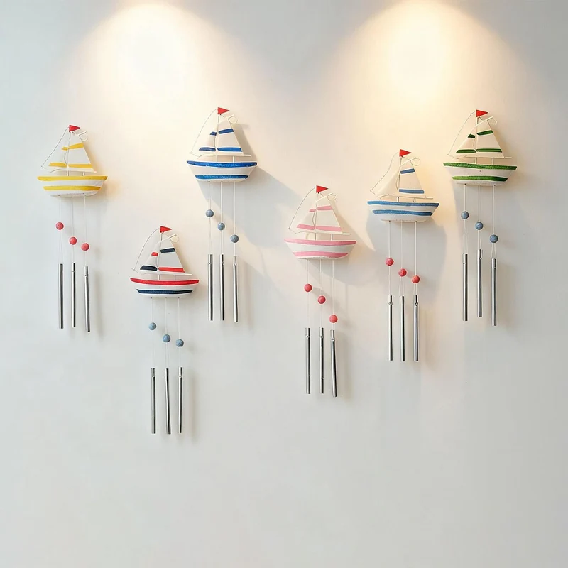 Maritim inspiriertes hängendes Windspiel