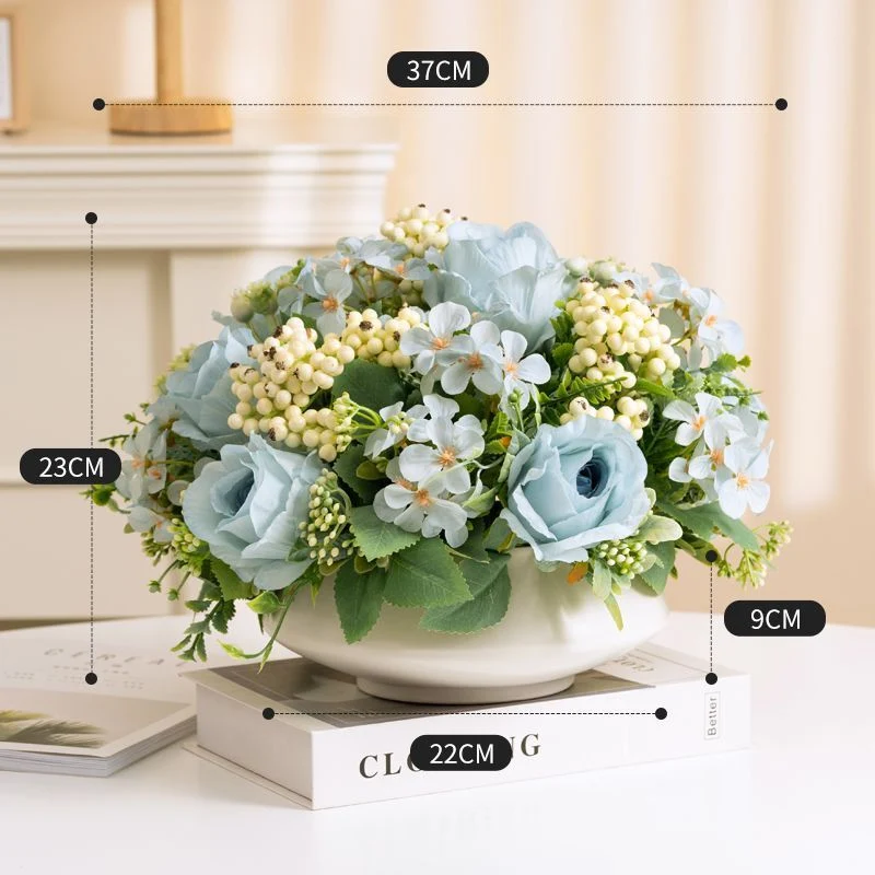Lebensechte dekorative Blumenmittelstück