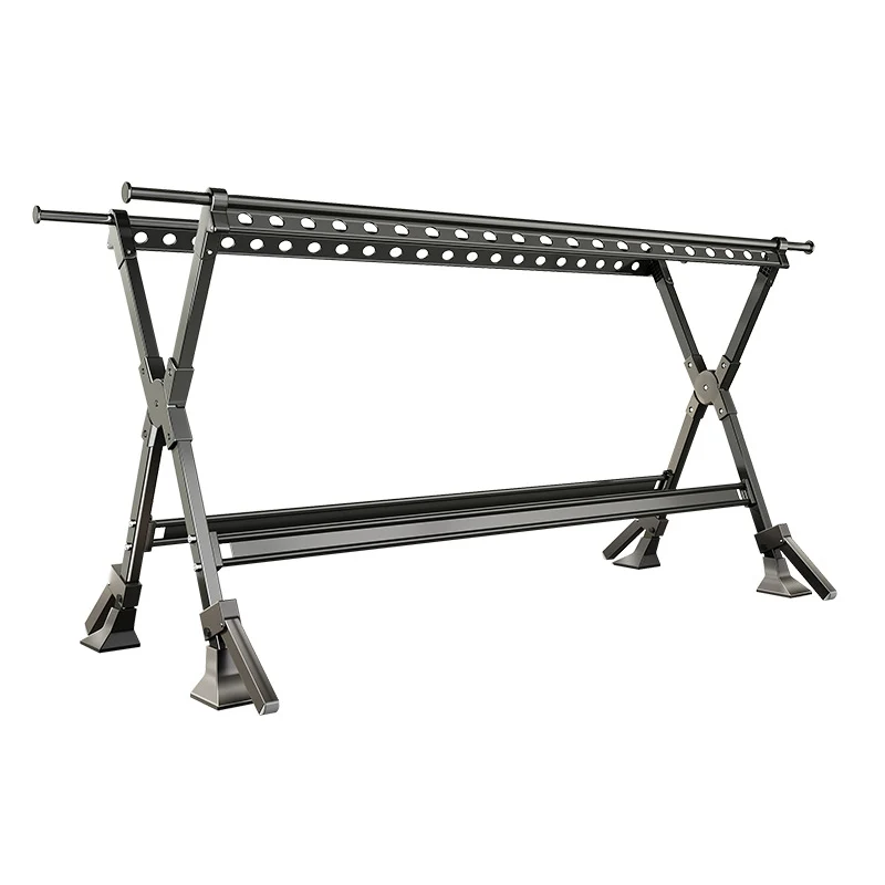 Klappbarer Wäscheständer aus Aluminium, 1,36–2,5 m