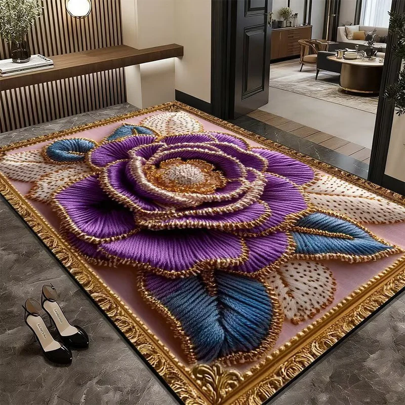 Künstlerischer Floralbereichsteppich