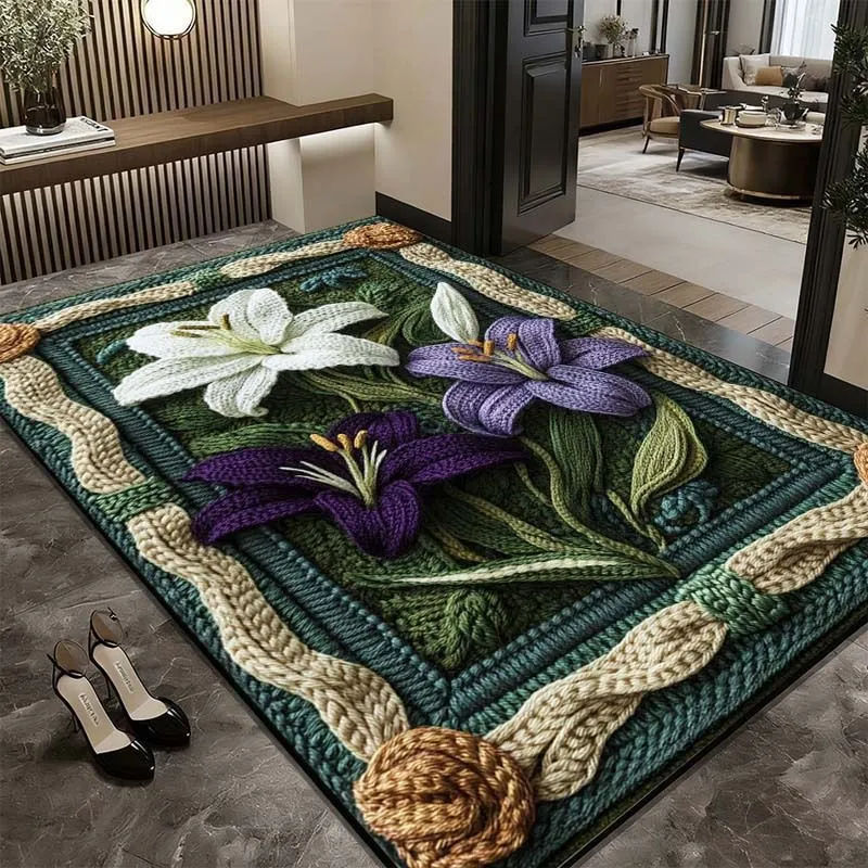 Künstlerischer Floralbereichsteppich