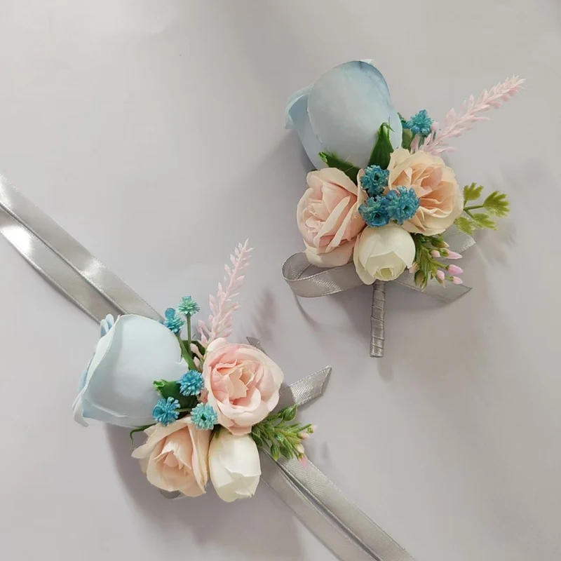 Stilvolle Florale Haarcorsage