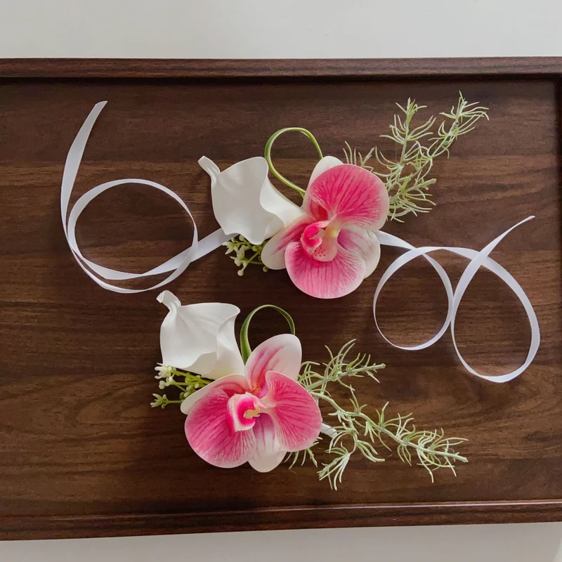 Elegante Orchideen Corsage