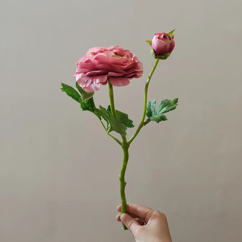 Premium Realistische Gartenrose Stiel