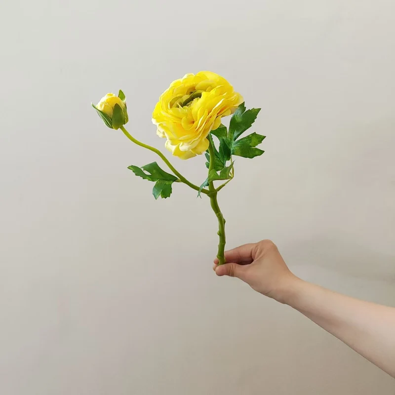 Premium Realistische Gartenrose Stiel
