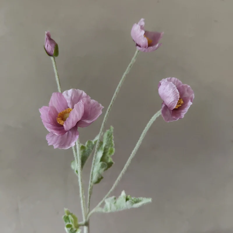 Lebensechte Mohnblumenstiel