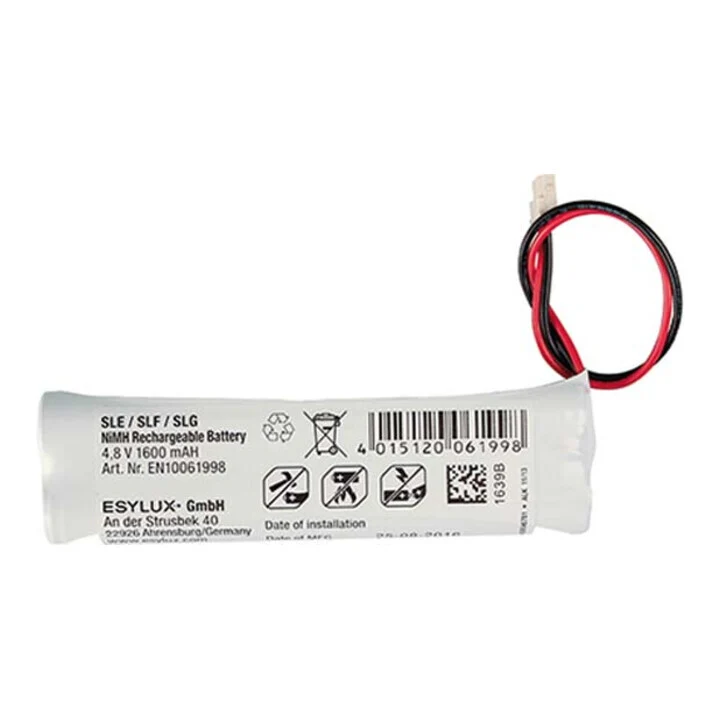 7x B-Ware ESYLUX Akku Batterie Notleuchte Ersatzakku NiMh SLE SLF 4 Zellen 7 STÜCK