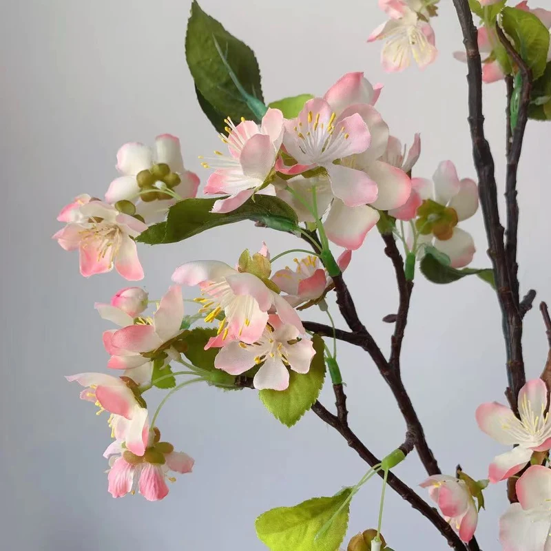 Lebensechter Kirschblüten Dekorativer Stängel