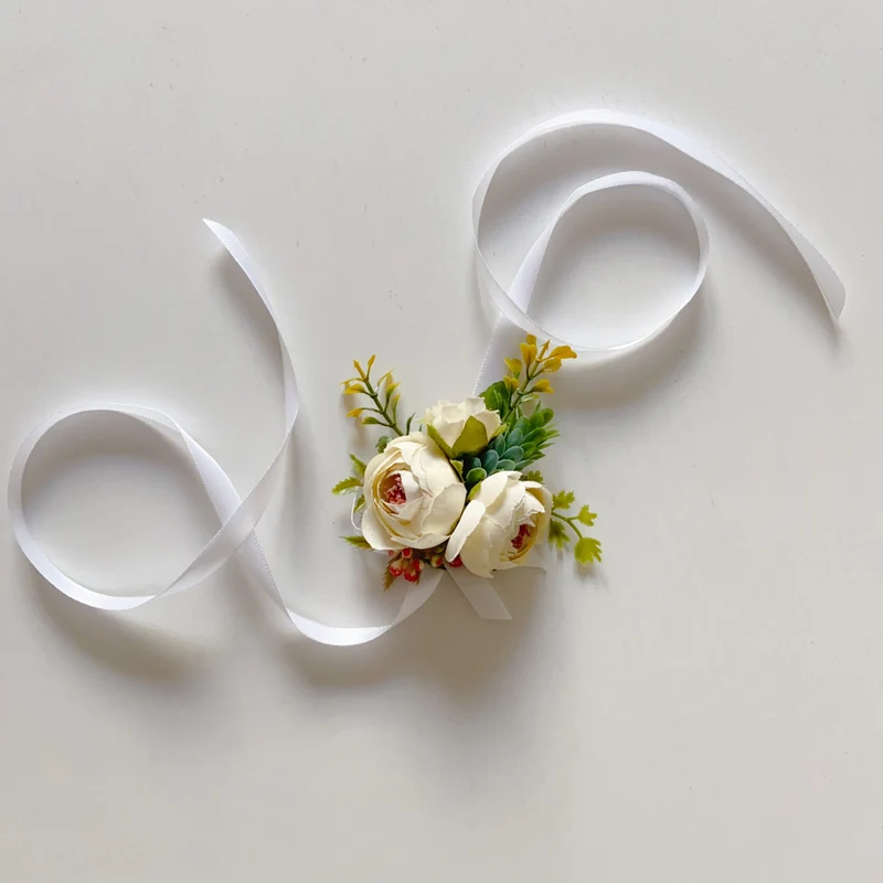 Elegante Blumen Prom Corsage