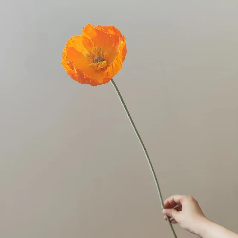 Elegante Faux-Popp Blumenstiel