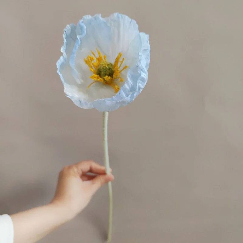 Elegante Faux-Popp Blumenstiel