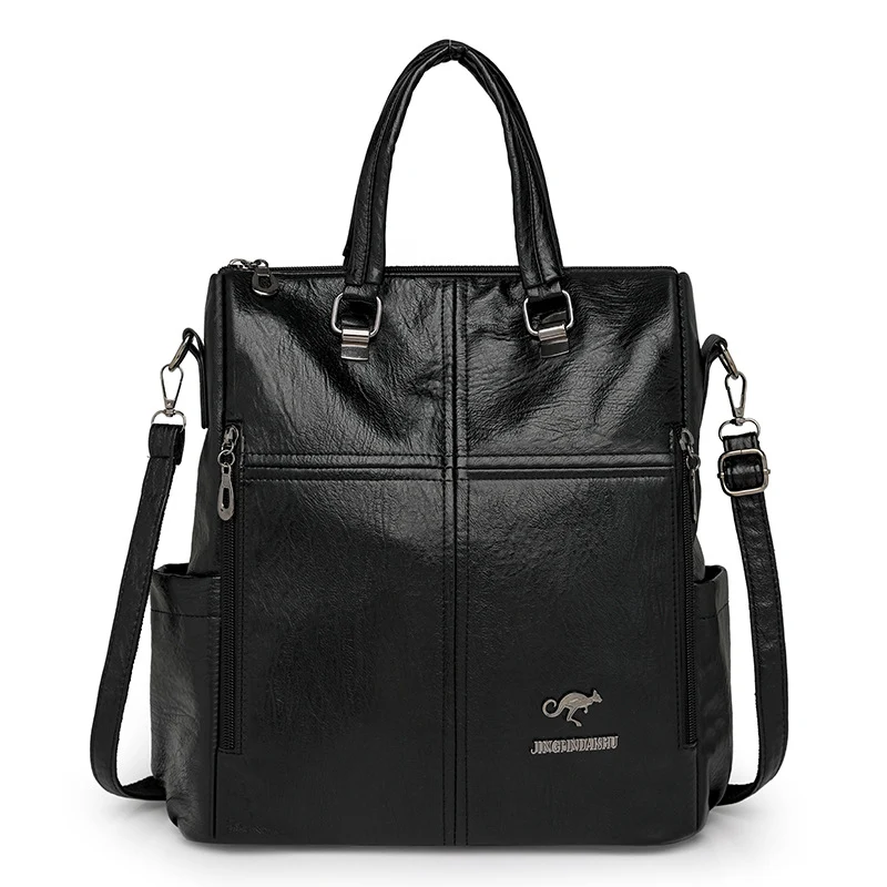 Multi-Funktionale Kunstleder-Handtasche Karnz