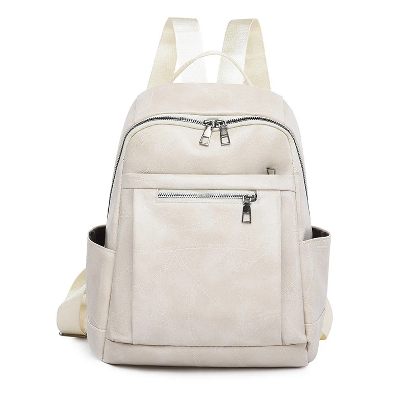 Luxuriöser Multi-Compartment Leder Rucksack Karnz