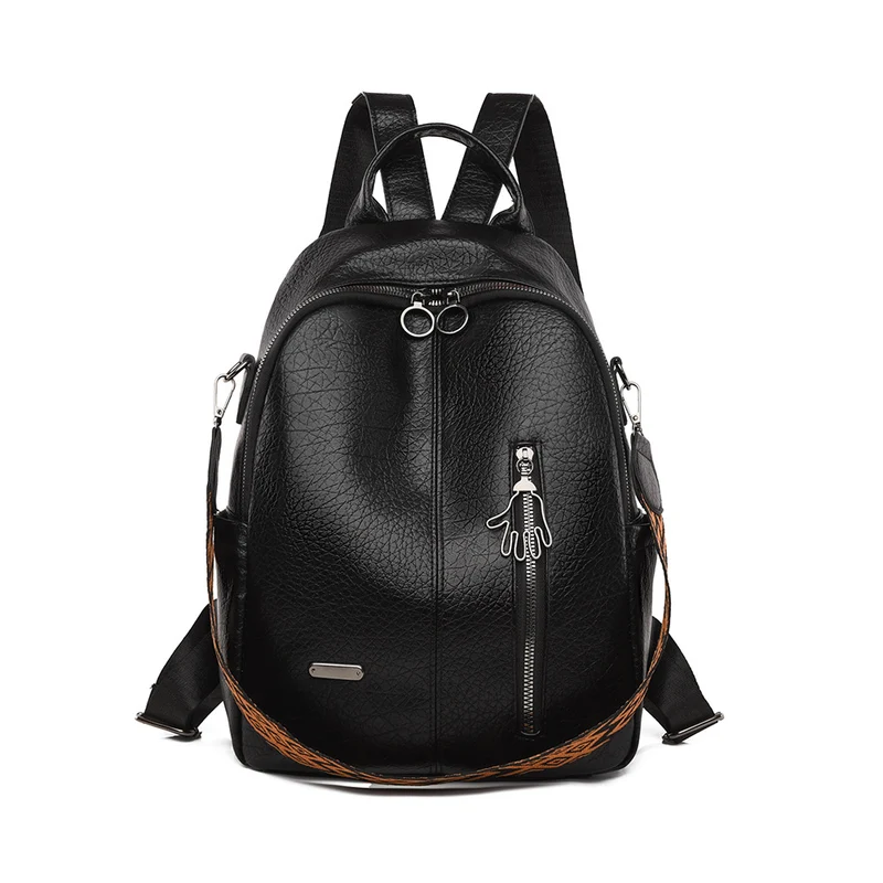 Lässiger Leder-Rucksack Karnz