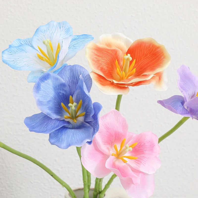 Künstlicher Orchideenblütenzweig mit detailreichen Blüten Karnz