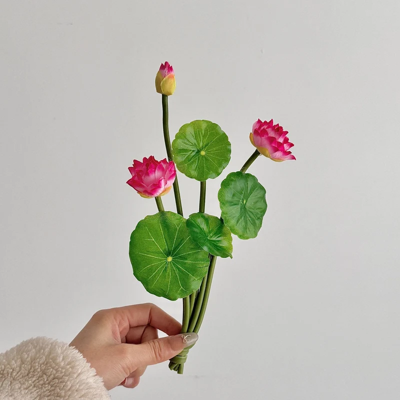 Künstlicher Lotusblumenstrauß Karnz
