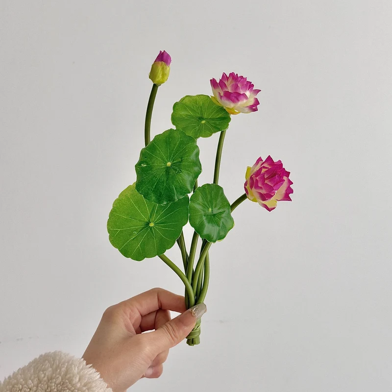 Künstlicher Lotusblumenstrauß Karnz