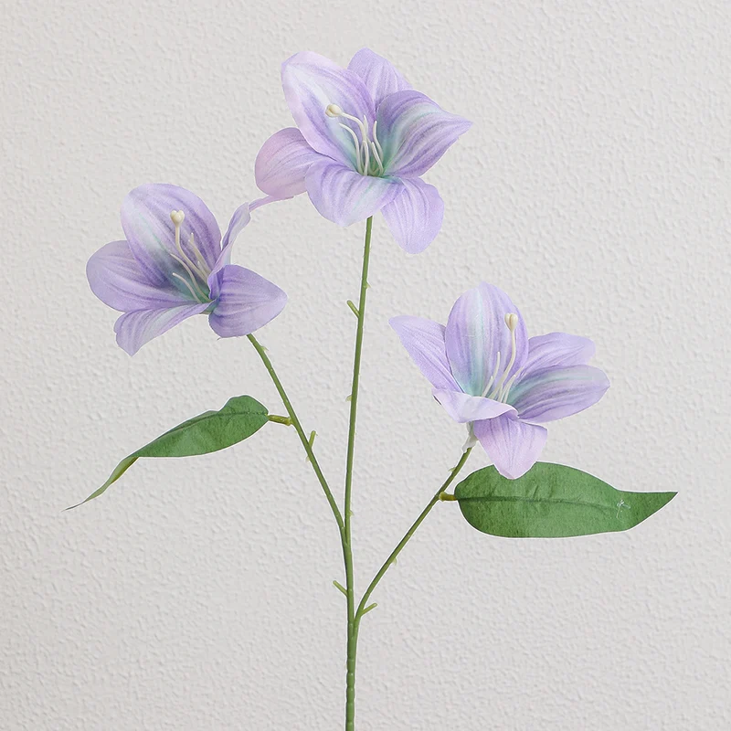 Künstlicher Lilienstängel mit filigranen Blüten Karnz