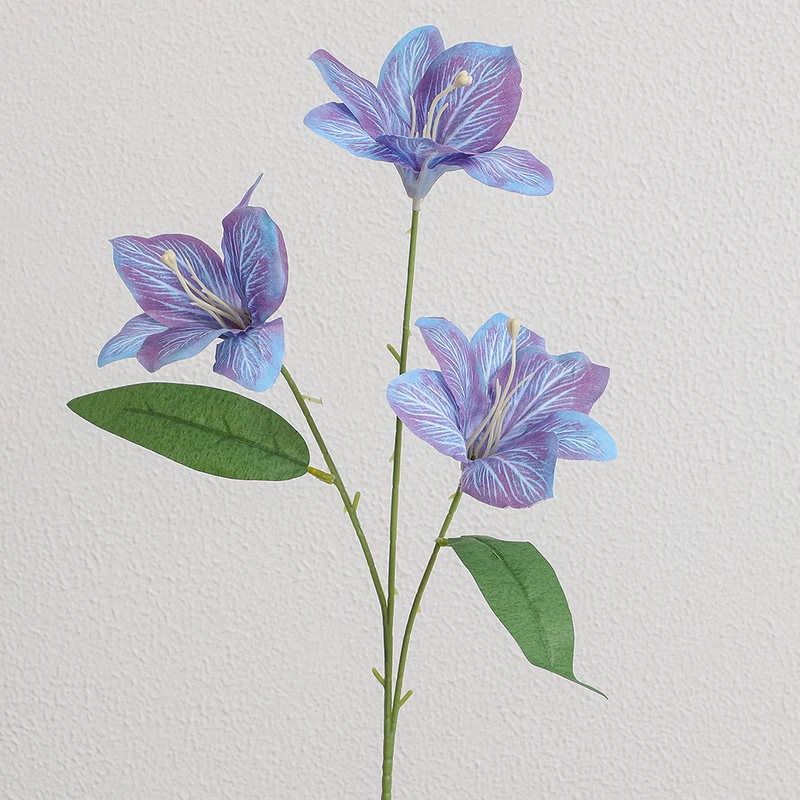 Künstlicher Lilienstängel mit filigranen Blüten Karnz