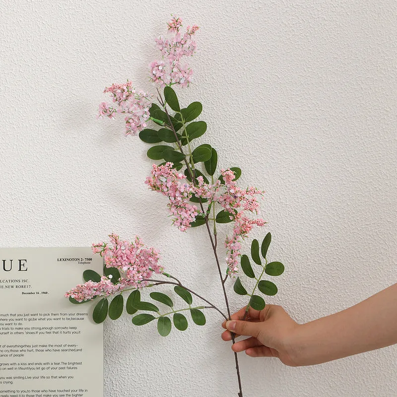Künstlicher Blütenzweig mit lebendigen lila Blüten Karnz