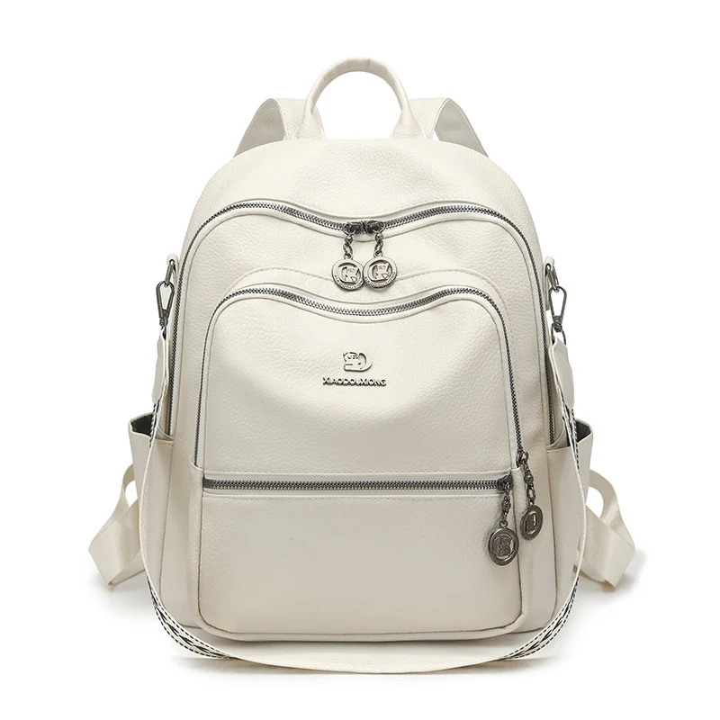 Multi-Funktionaler Leder-Rucksack Karnz