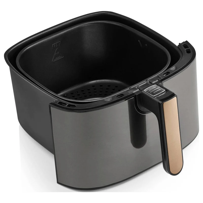 B-Ware arzum Heißluftfritteuse Airfryer Fritteuse 6l 1750W Display Timer Schwarz