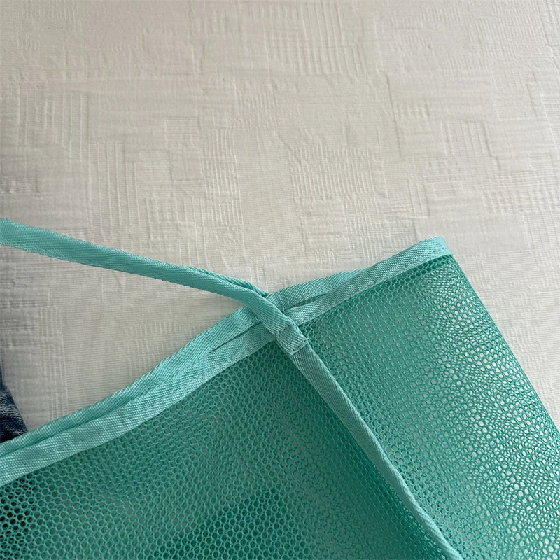 Geräumige Mesh Strandtasche