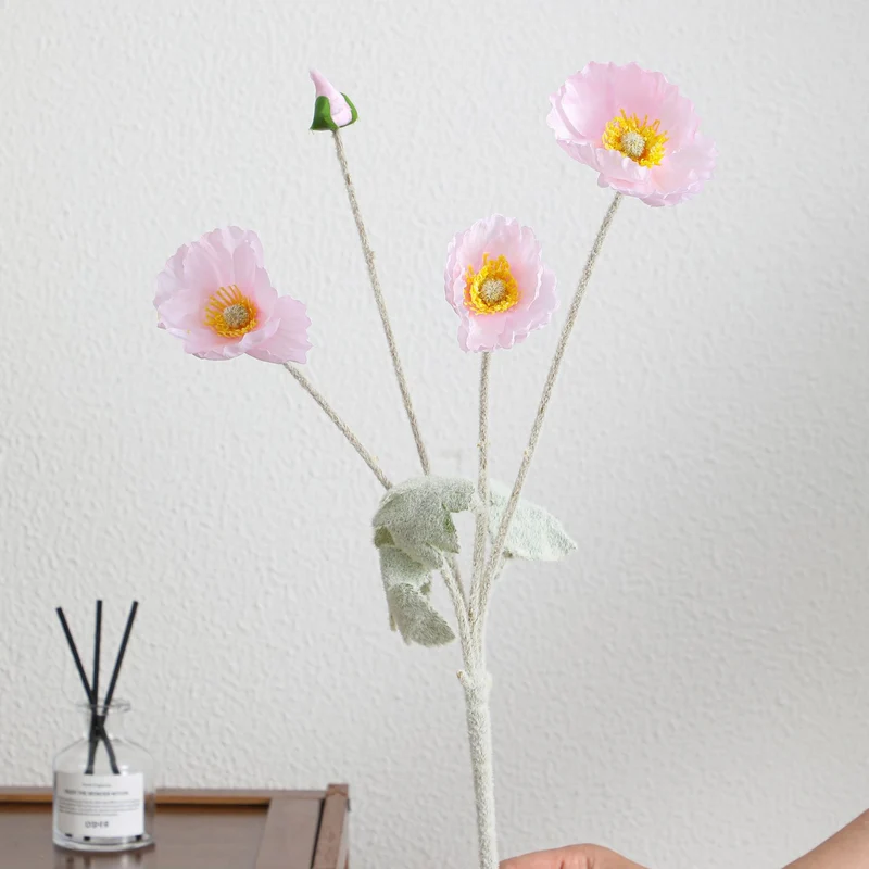Dekorativer Kunst-Mohnblumenstrauß Karnz