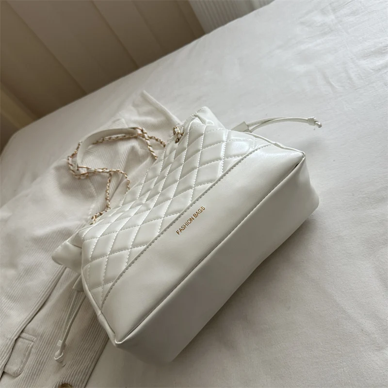 Gepolsterte Kunstleder-Shopper-Tasche