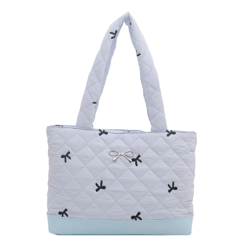 Gestepptes Dekoratives Bogen Handtasche