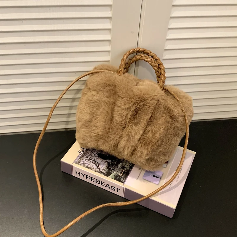 Plüsch Kunstpelz Tasche