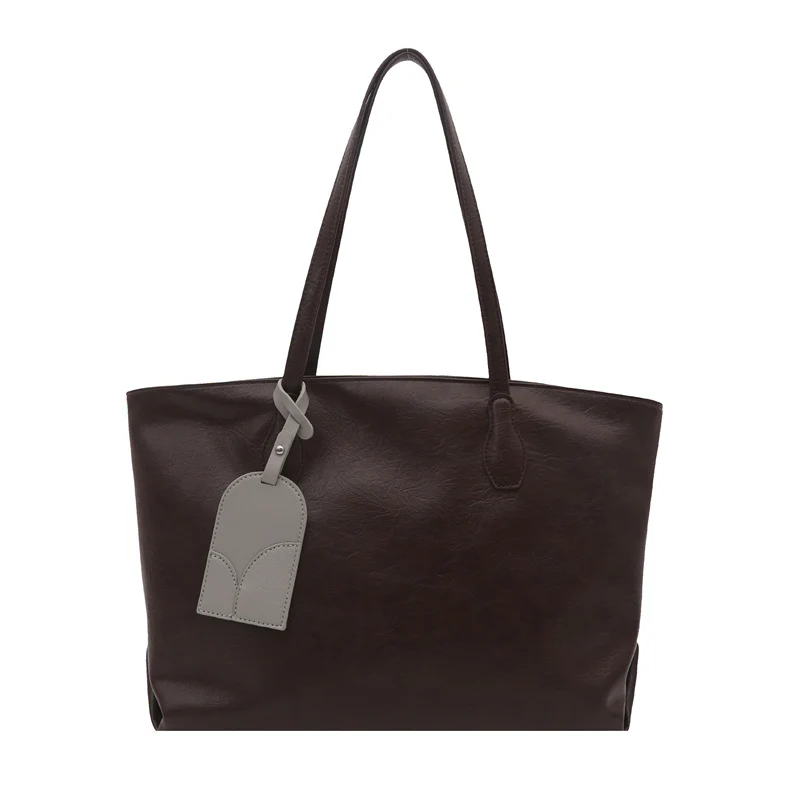 Elegante Faux-Leder Tote Bag