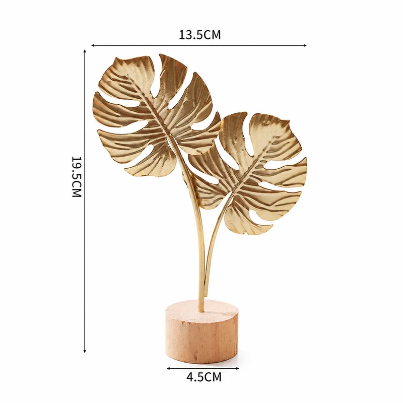 Dekorative Ginkgo Blatt Skulptur