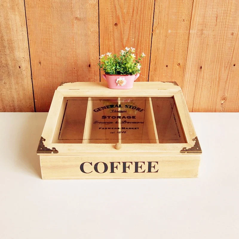 Dekorative Kaffeelagerbox