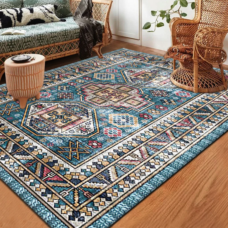Modern Vintage-inspirierter dekorativer Teppich