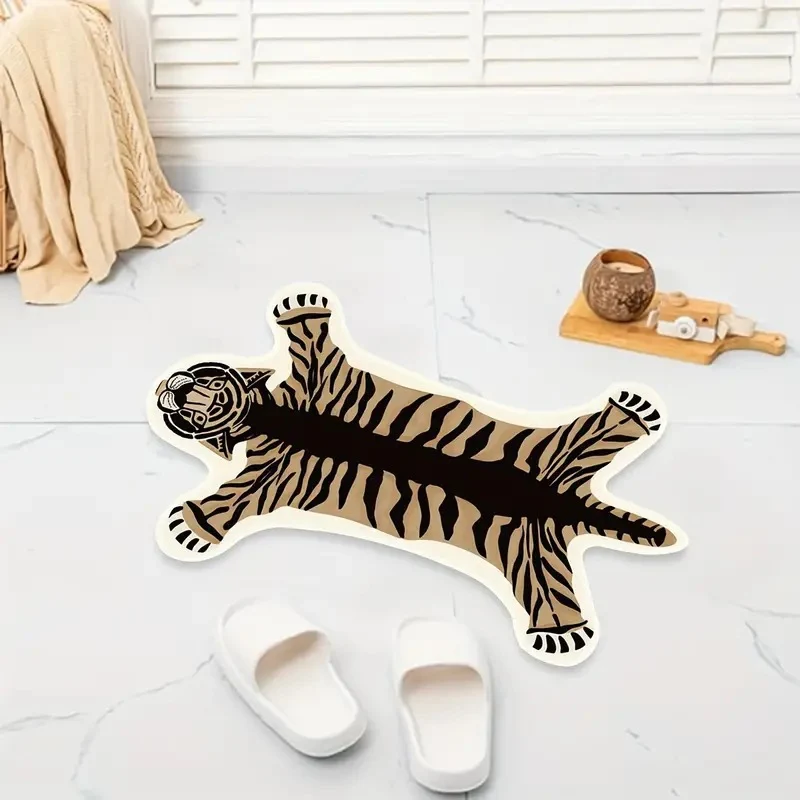 Tiger-förmiger Dekorativer Teppich