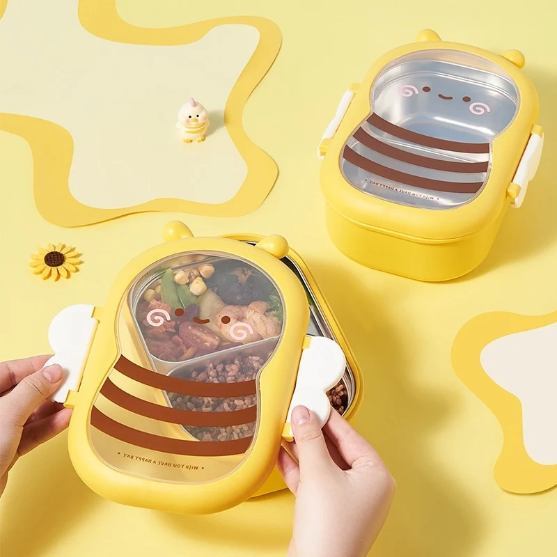 Süße Bienen-Themen Snack Aufbewahrungsbox