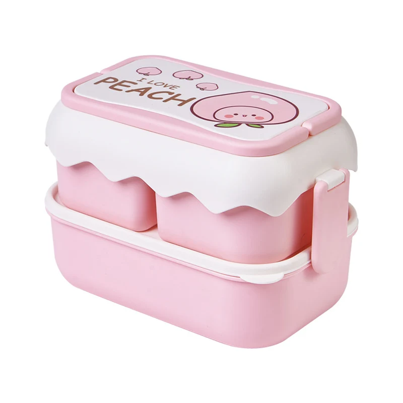Avocado-Themen Mehrfach-Compartment Lunchbox